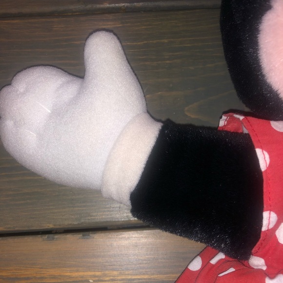 Applause Minnie Mouse Plush Hand Puppet 11" Disney Minnie Mouse Headband Red - Picture 11 of 12